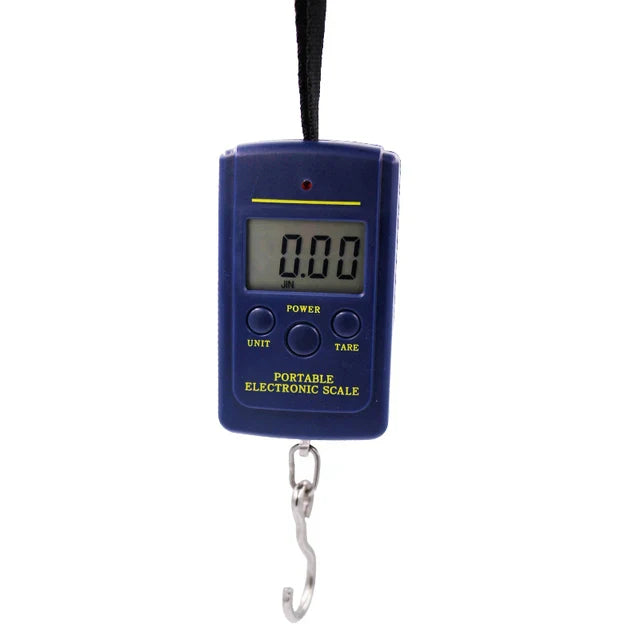 50kg/110lb Digital Luggage Scale 40Kg*10g Hanging Scale With Backlight Electronic Portable Suitcase Travel Weighs Hanging Scales