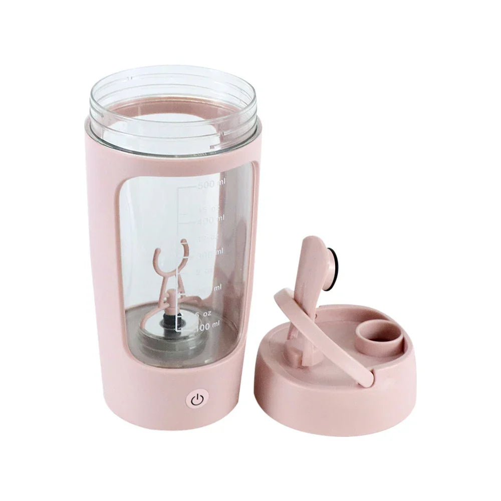 650ml USB Electric Protein Shaker Bottle Portable Rechargeable Blender Cup Multipurpose 650ml Mixing Cups for Fitness Workout