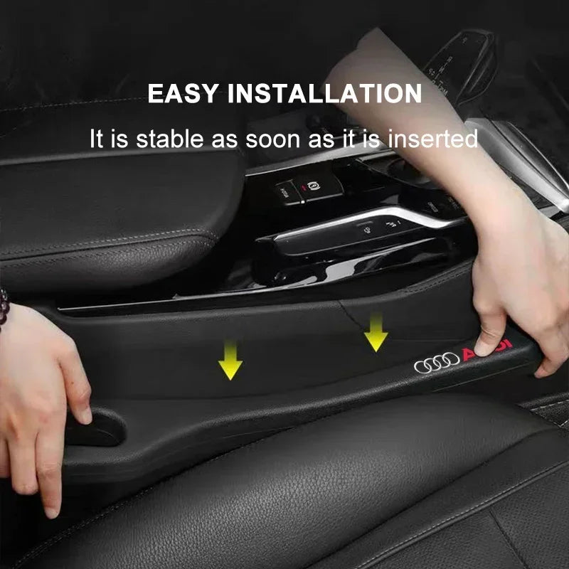 2pc Car Seat Gap Filler Waterproof Car Seat Gap Plug Strip For Audi A5 A3 A4 A6 A7 A8 Q2 Q7 Q3 Q5 Q8 B5 B6 B7 B8 B9 Q7 8P 8V 8L