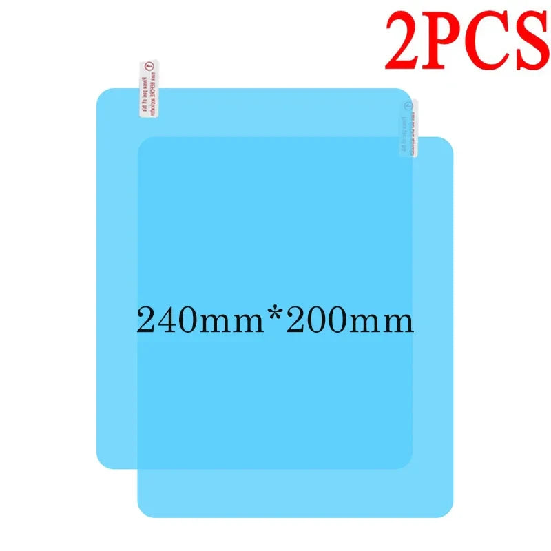 2pcs Rearview Mirror Rainproof Clear Film Sticker Protective for Car Motorcycle Bicycle Bike View Mirror AntiFog Waterproof Film