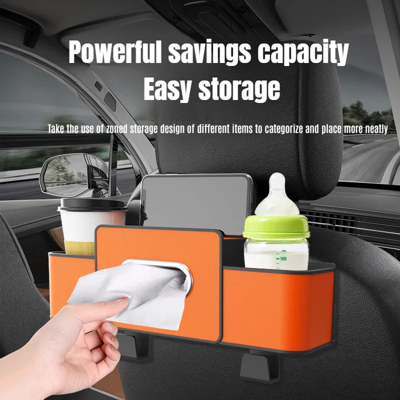 Hanging Seat Hook Cup Holder Storage Bag Universal Car Seat Back Organizer Multi-Function Hanging
