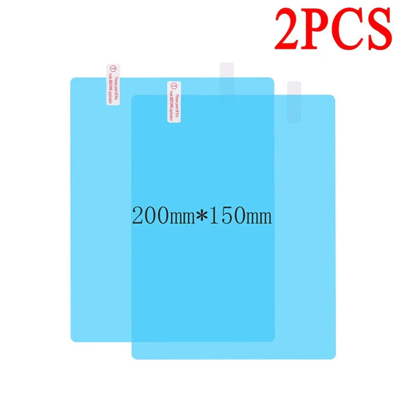 2pcs Rearview Mirror Rainproof Clear Film Sticker Protective for Car Motorcycle Bicycle Bike View Mirror AntiFog Waterproof Film