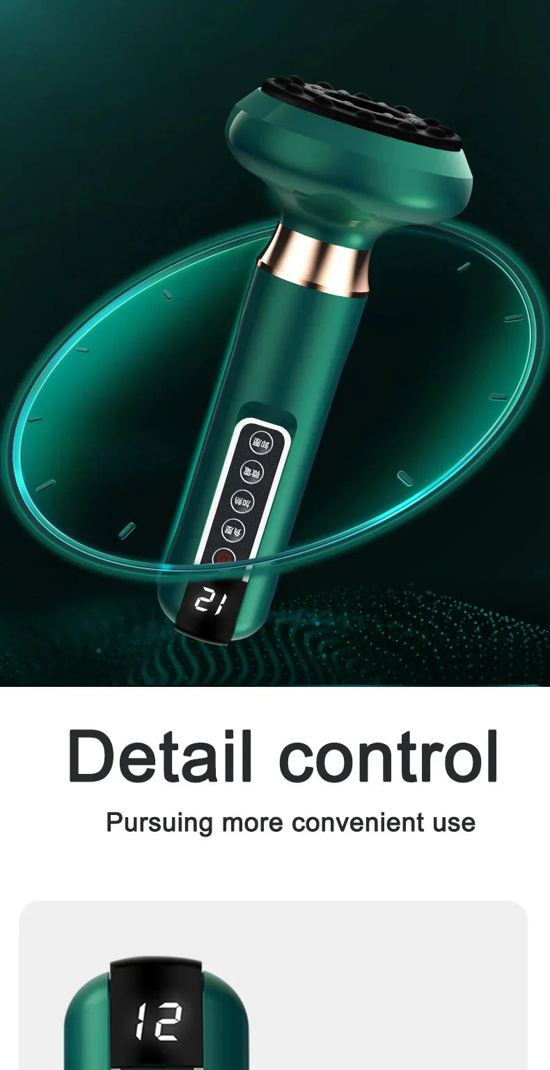 Electric multi-functional heating meridian dredging and absorbing device intelligent negative pressure heat compressor