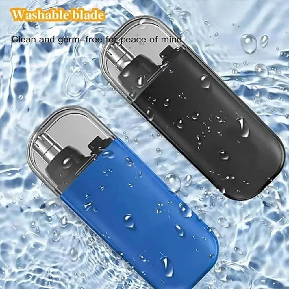 Rechargeable Nose Hair Trimmer Clipper USB Charging Dual-Edge Blades Electric Portable Men Mini Nose Hair Trimmer Face Care Kit